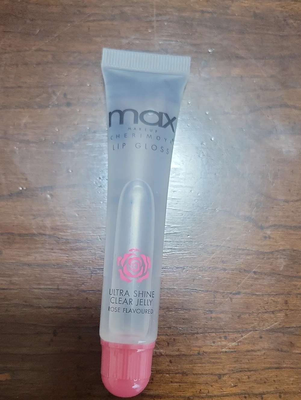 Cherimoya lip gloss ultra shine clear jelly Rose flavored